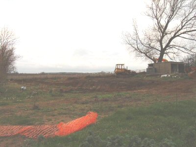 Basement construction soil investigation